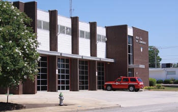 exterior of Rock Hill fire department headquarters