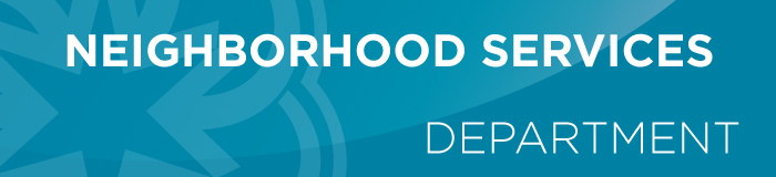 Decorative Neighborhood Services Header